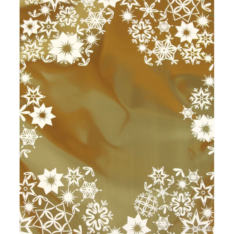 20x35cm LED. HVĚZDA B SÁČEK*ZLATÁ