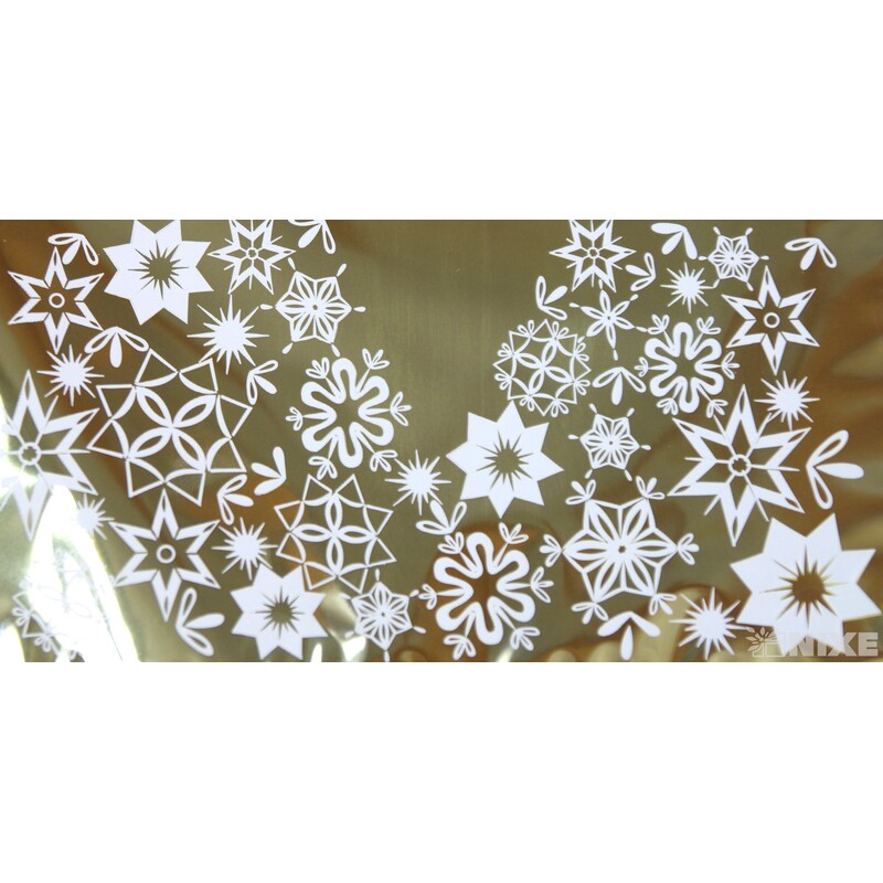 20x35cm LED. HVĚZDA B SÁČEK*ZLATÁ