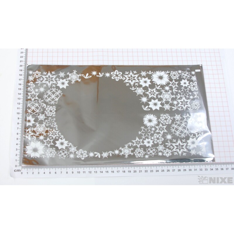 20x35cm LED. KOULE M SÁČEK*STŘÍBRNÁ