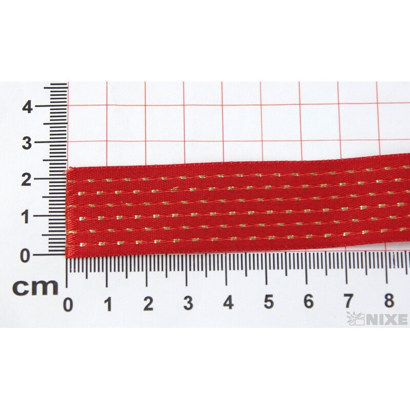 ATLASOVÁ STUHA OBOULÍC.MTP 25mmx20m*ČERVENÁ 103643
