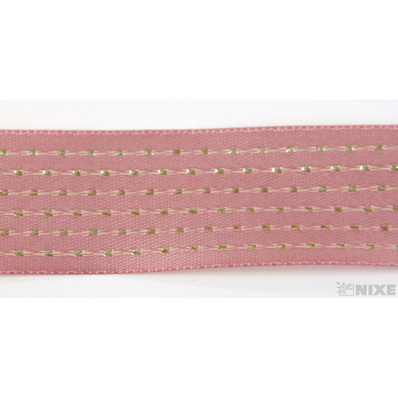 ATLASOVÁ STUHA OBOULÍC.MTP 25mmx20m*RŮŽOVÁ 036625