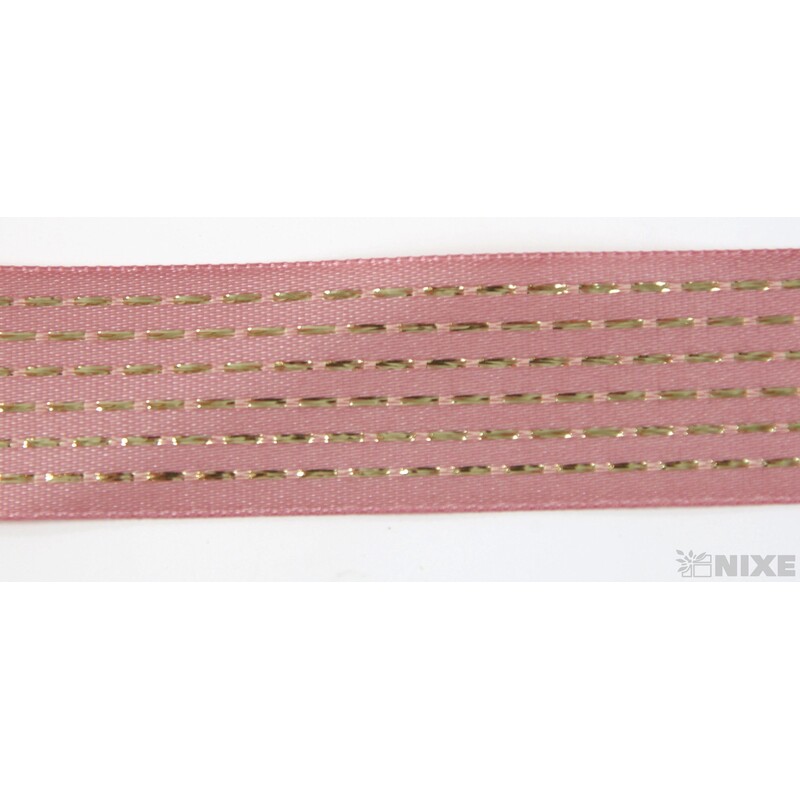 ATLASOVÁ STUHA OBOULÍC.MTP 25mmx20m*RŮŽOVÁ 036625