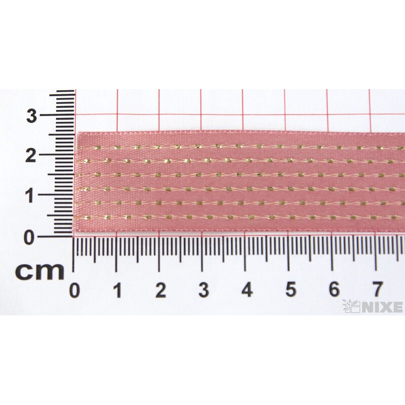 ATLASOVÁ STUHA OBOULÍC.MTP 25mmx20m*RŮŽOVÁ 036625