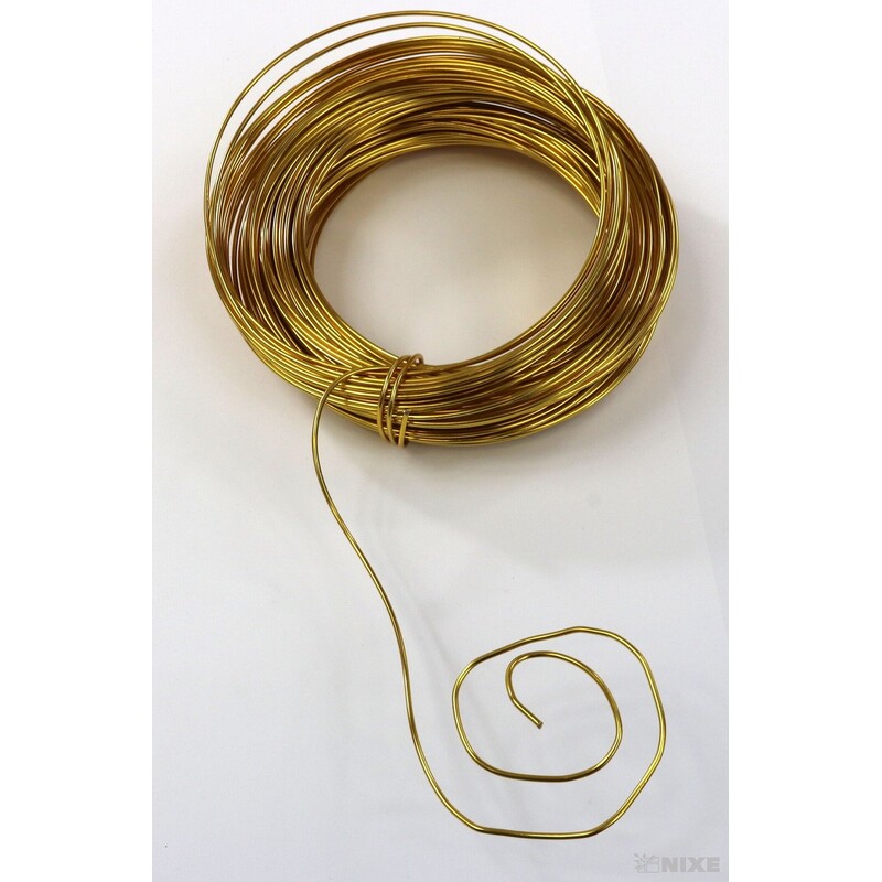 DRÁT HLINÍKOVÝ 2mmx60m*ZLATÁ TM.