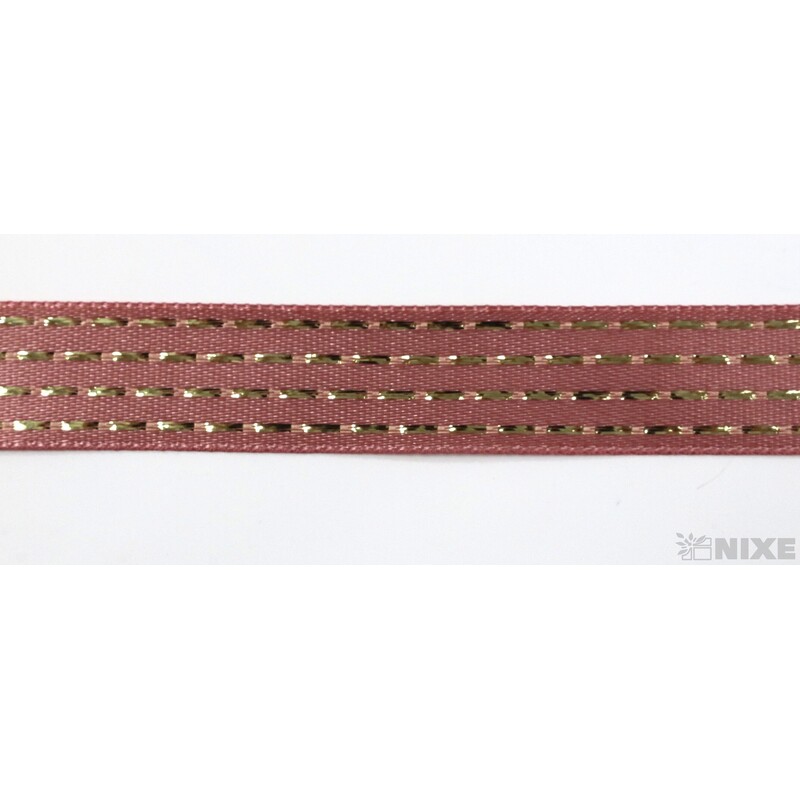 ATLASOVÁ STUHA OBOULÍC.MTP 15mmx20m*RŮŽOVÁ 036625