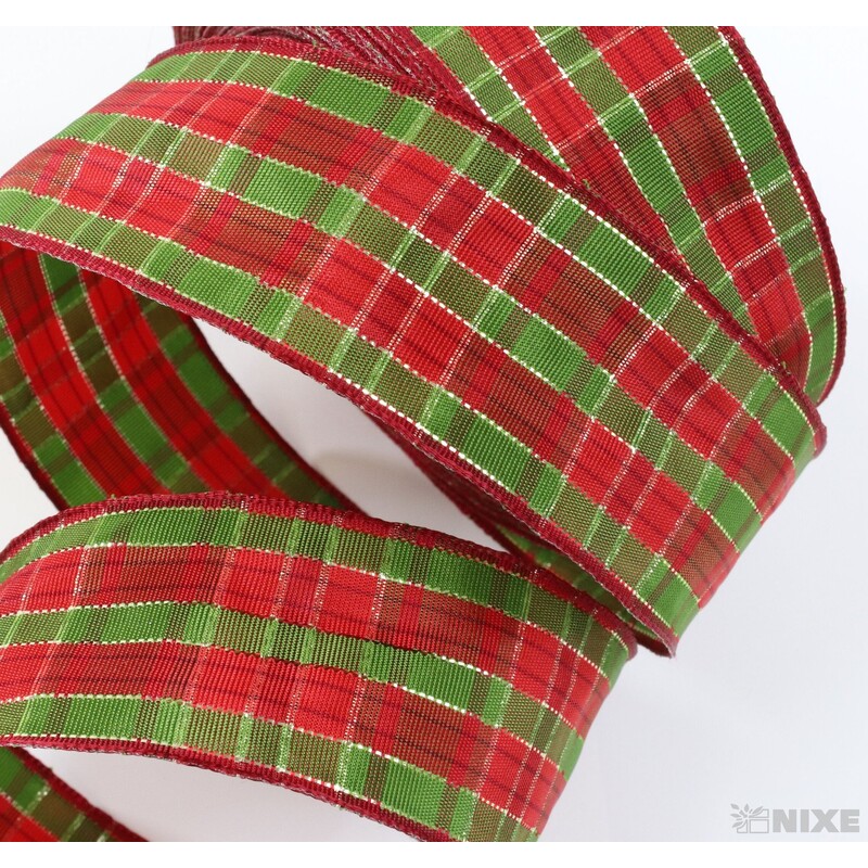 KOSTKOVÁ STUHA MTP 40mmx25m*ZELENÁ+ČERVENÁ 418902