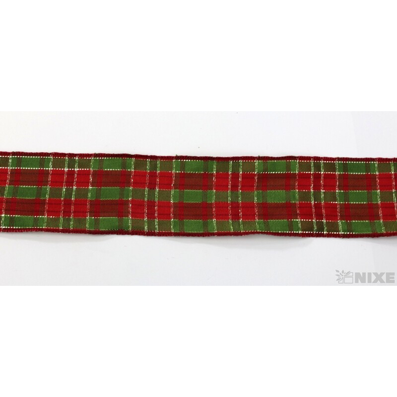 KOSTKOVÁ STUHA MTP 40mmx25m*ZELENÁ+ČERVENÁ 418902