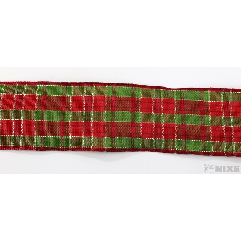 KOSTKOVÁ STUHA MTP 40mmx25m*ZELENÁ+ČERVENÁ 418902