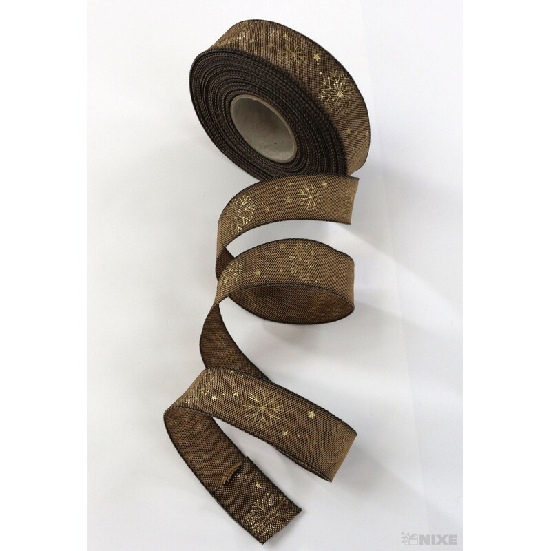 STUHA POTISK DR 25mmx20m*HNĚDÁ 1257125