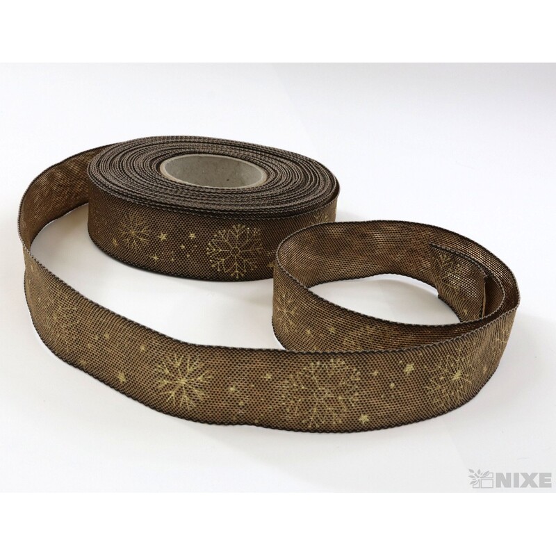 STUHA POTISK DR 25mmx20m*HNĚDÁ 1257125