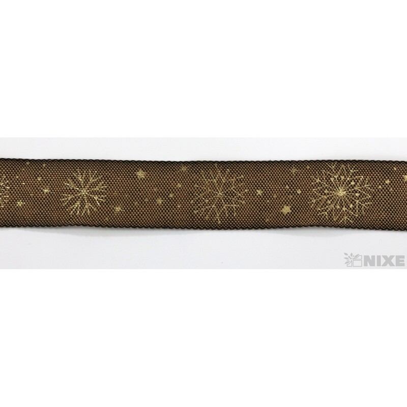 STUHA POTISK DR 25mmx20m*HNĚDÁ 1257125