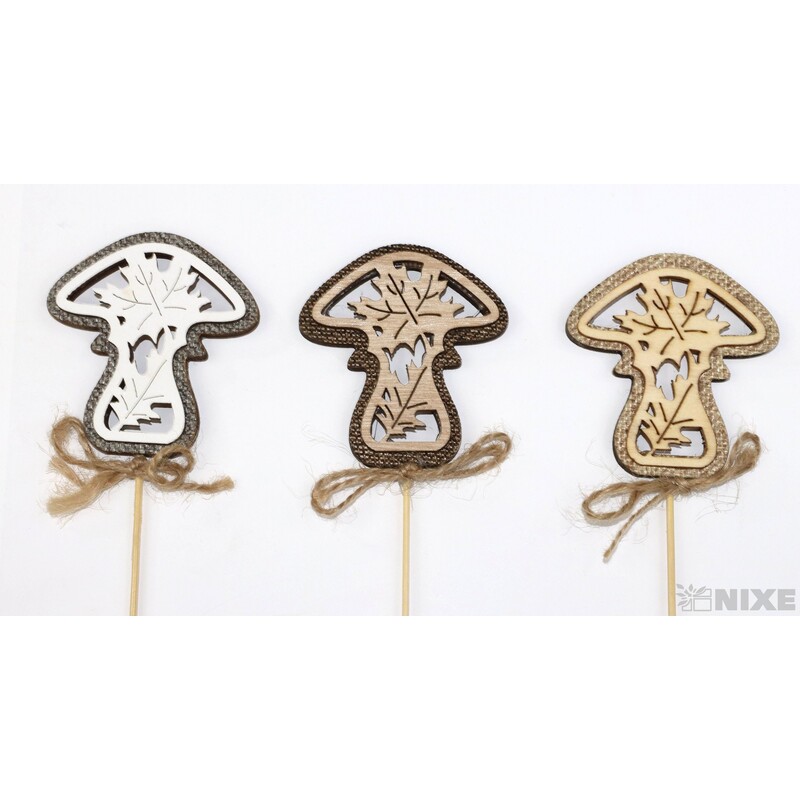 ZÁPICH HŘÍBEK 7x27cm 6ks*PŘÍRODNÍ