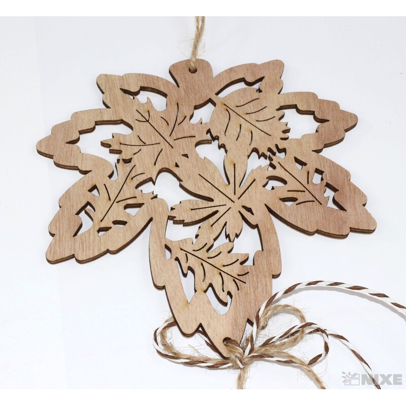 ZÁVĚS LIST 13x43cm*PŘÍRODNÍ