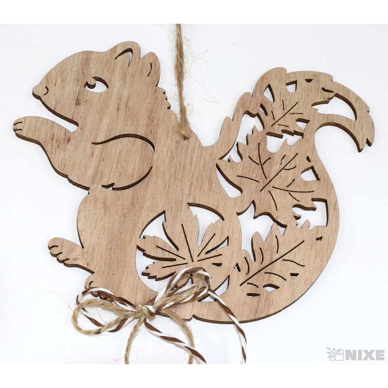 ZÁVĚS VEVERKA 13x43cm*PŘÍRODNÍ