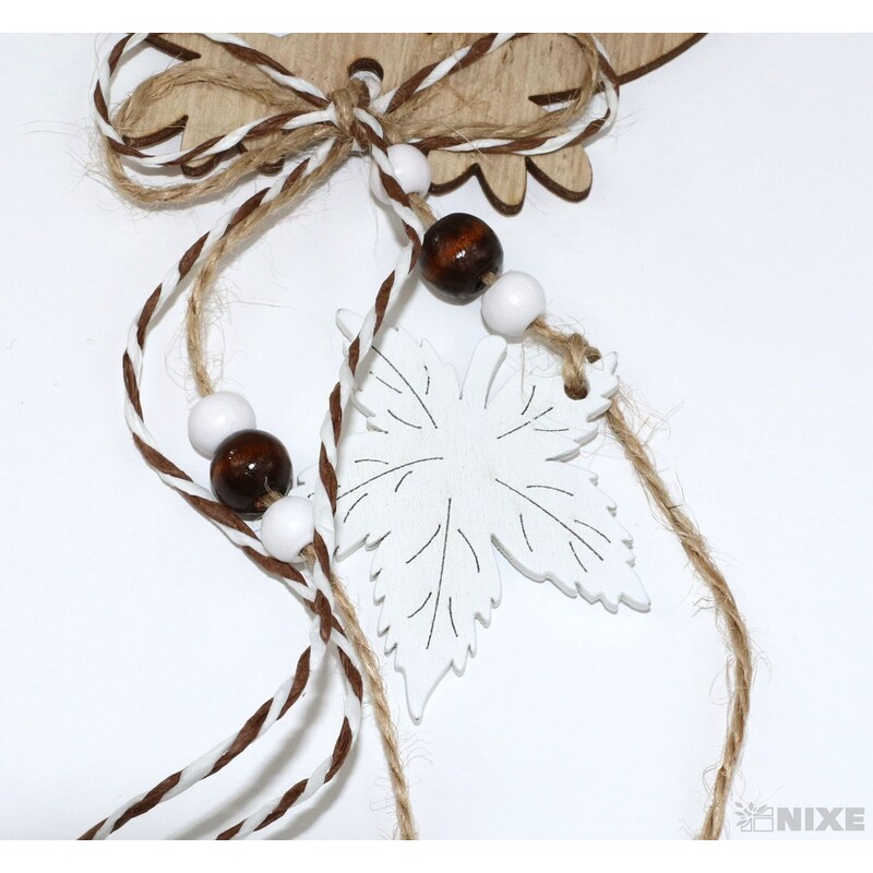 ZÁVĚS SOVA 14x43cm*PŘÍRODNÍ