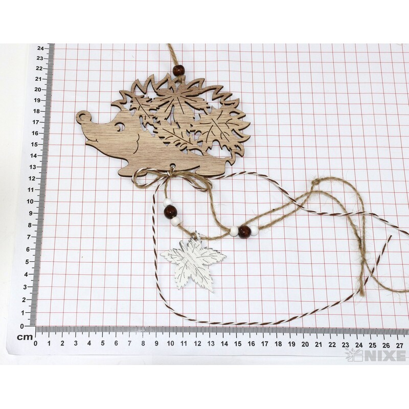 ZÁVĚS JEŽEK 14x43cm*PŘÍRODNÍ