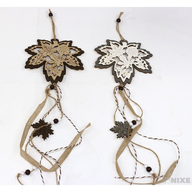 ZÁVĚS LIST 13x43cm*PŘÍRODNÍ