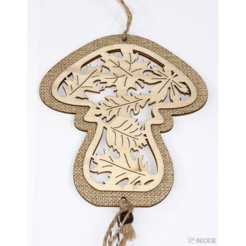 ZÁVĚS HŘÍBEK 14x43cm*PŘÍRODNÍ