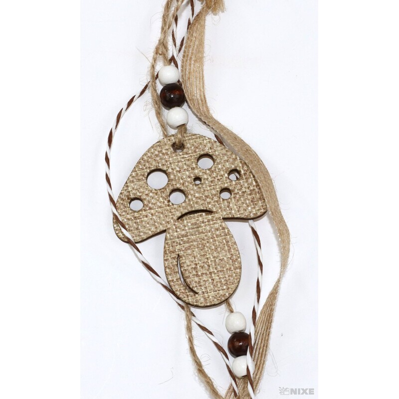 ZÁVĚS HŘÍBEK 14x43cm*PŘÍRODNÍ