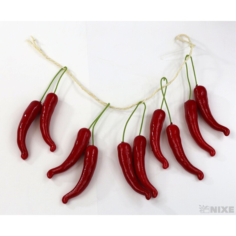 PAPRIKA 10cm 10ks*ČERVENÁ