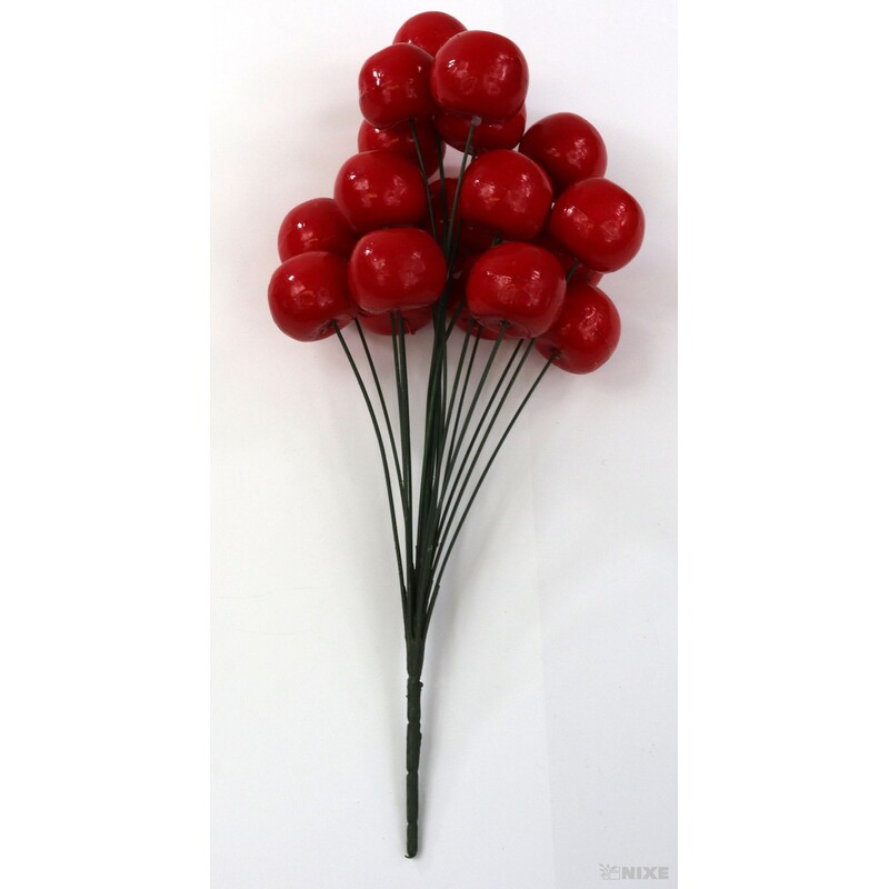 ZÁPICH JABLKO 18ks 4cm*ČERVENÁ