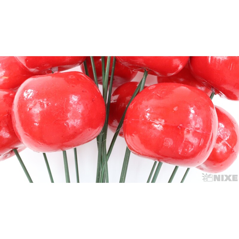 ZÁPICH JABLKO 18ks 4cm*ČERVENÁ