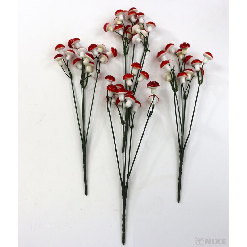 ZÁPICH MUCHOMŮRKA 4ks 2x35cm*ČERVENÁ