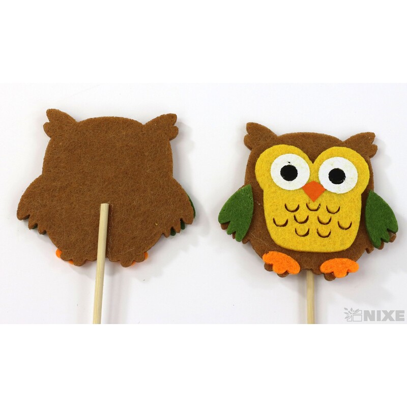 ZÁPICH FILC SOVA 7x30cm 6ks*