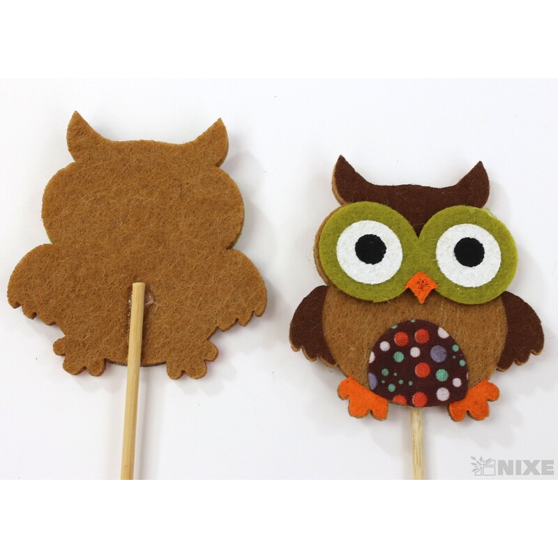 ZÁPICH FILC SOVA 7x30cm 6ks*