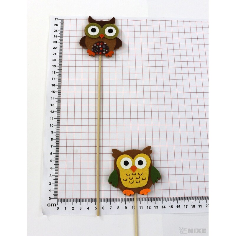 ZÁPICH FILC SOVA 7x30cm 6ks*