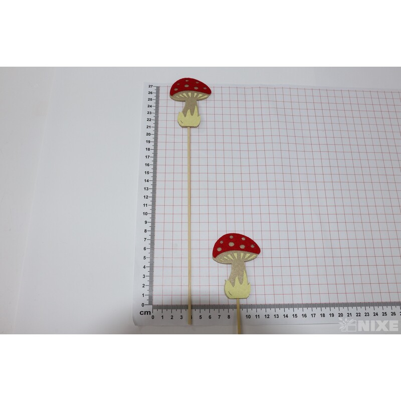 ZÁPICH FILC MUCHOMŮRKA 7x30x5,5cm 6ks*