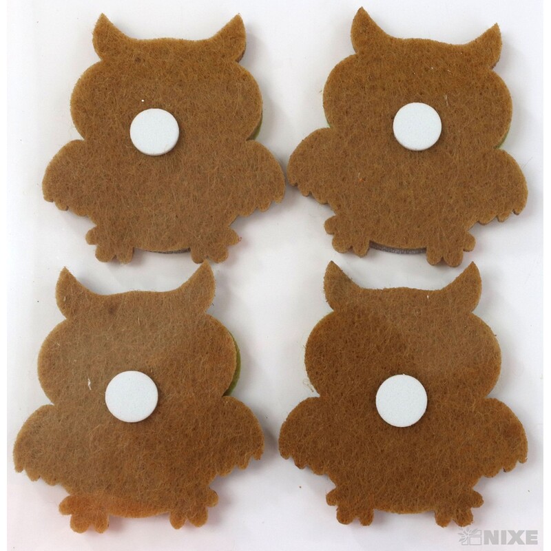 SOVA NALEPOVACÍ FILC 4,5cm 4ks*MIX BAREV