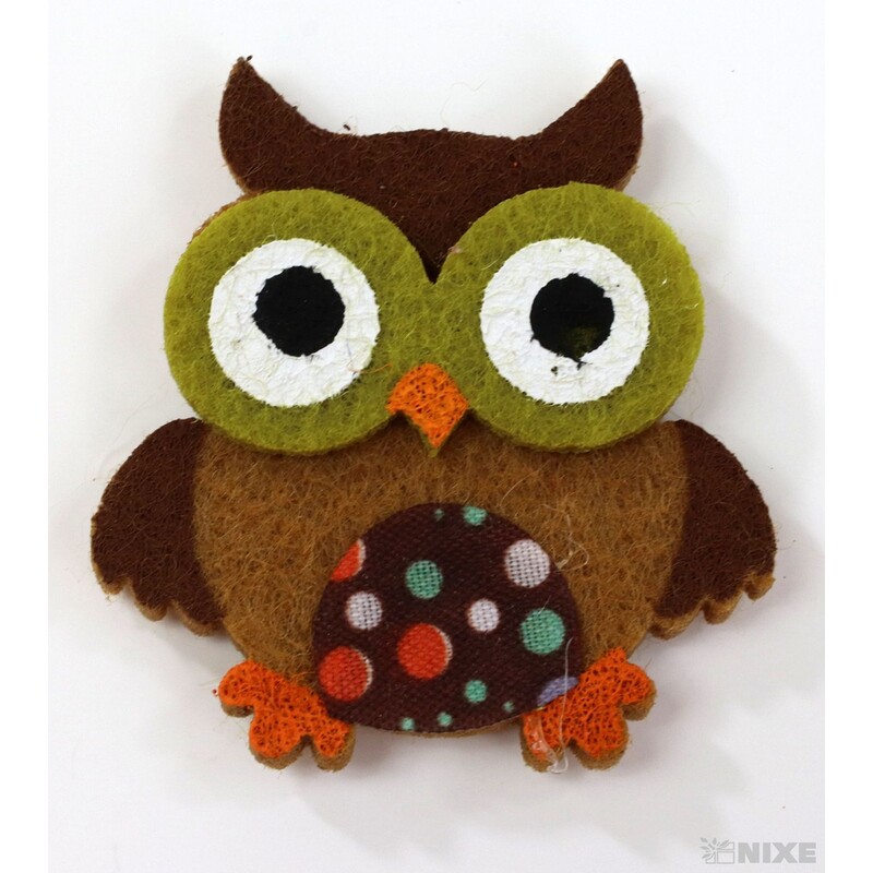 SOVA NALEPOVACÍ FILC 4,5cm 4ks*MIX BAREV