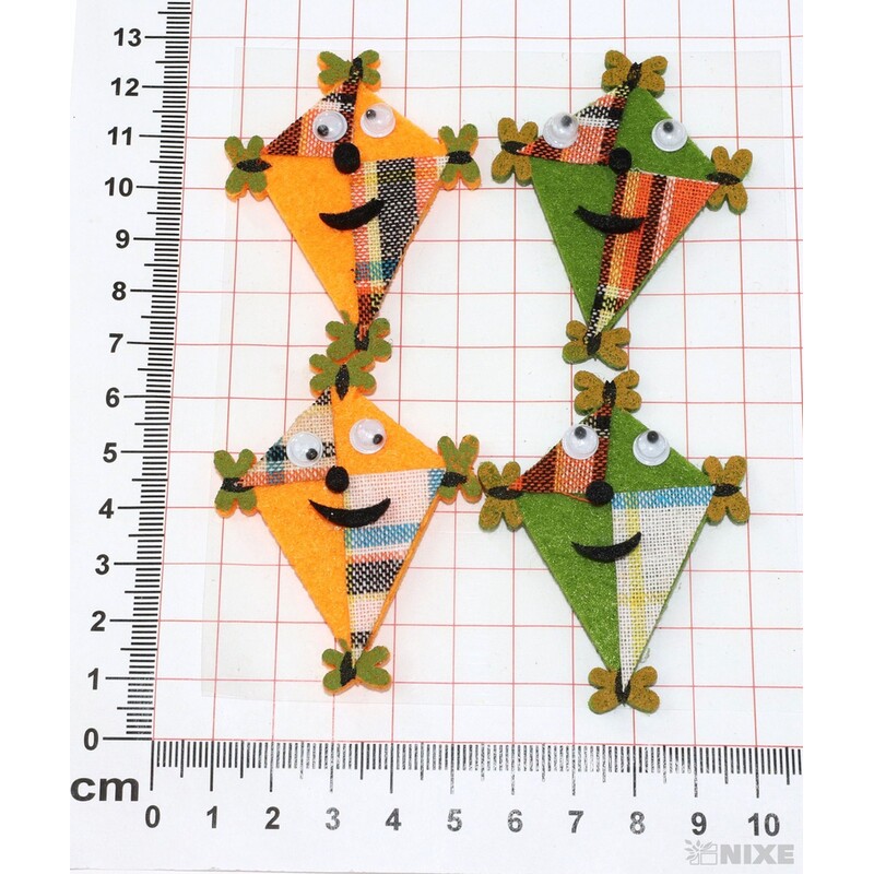 DRAK NALEPOVACÍ FILC 5,5cm 4ks*MIX BAREV