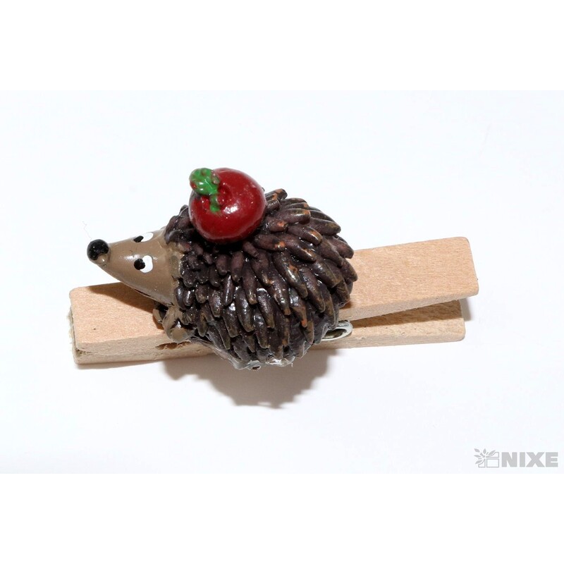 JEŽEK NA KOLÍČKU 3x4,5cm 6ks*