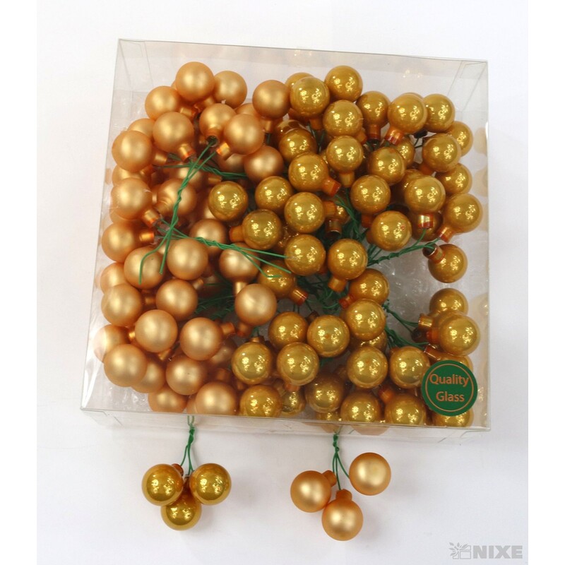 KOULE NA DR. 2x10,5cm 144ks MIX*ŠAFRÁNOVÁ