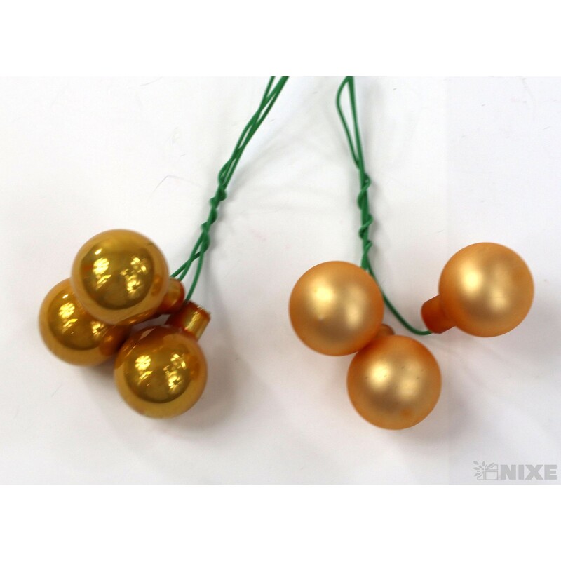 KOULE NA DR. 2x10,5cm 144ks MIX*ŠAFRÁNOVÁ