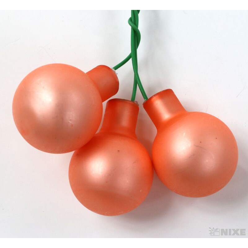 KOULE NA DR. 2x10,5cm 144ks MIX*RŮŽOVÁ