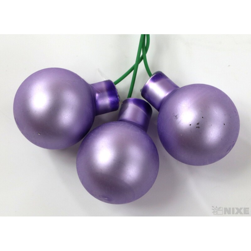 KOULE NA DR. 2x10,5cm 144ks MIX*FIALOVÁ