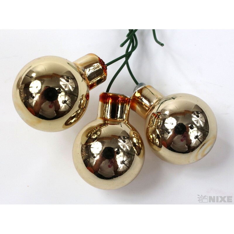 KOULE NA DR. 2x10,5cm 144ks MIX*ZLATÁ