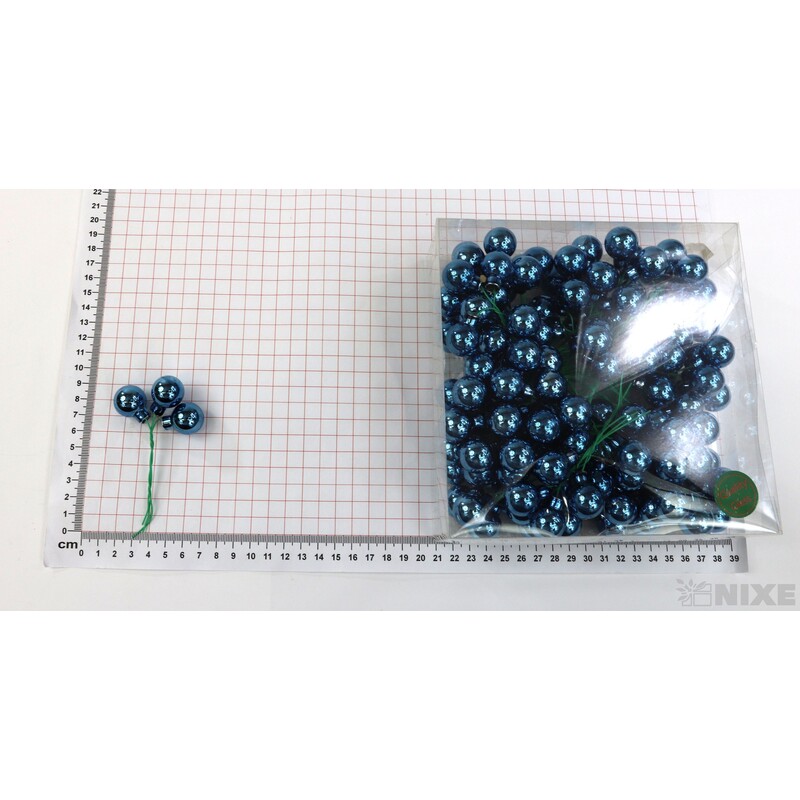 KOULE NA DR. 2x10,5cm 144ks*MODRÁ