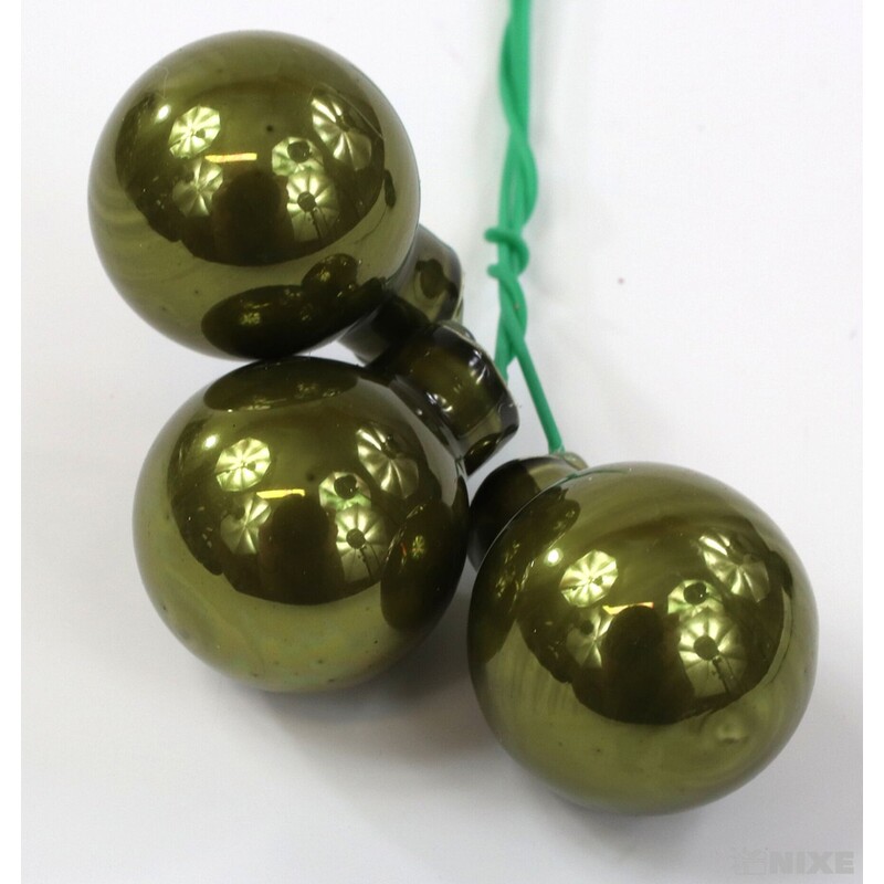 KOULE NA DR. 2x10,5cm 144ks MIX*ZELENÁ TM.