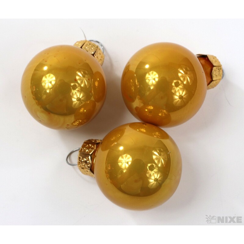 KOULE ZÁVĚS 2,5cm 24ks MIX*ŠAFRÁNOVÁ