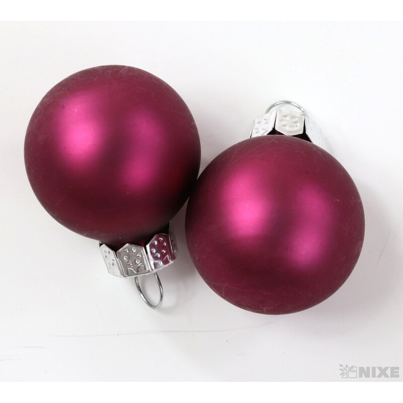 KOULE ZÁVĚS 2,5cm 24ks MIX*RŮŽOVÁ V+