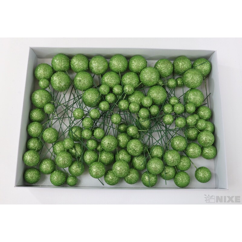 KOULE NA DR. 2-3x18cm 100ks*ZELENÁ