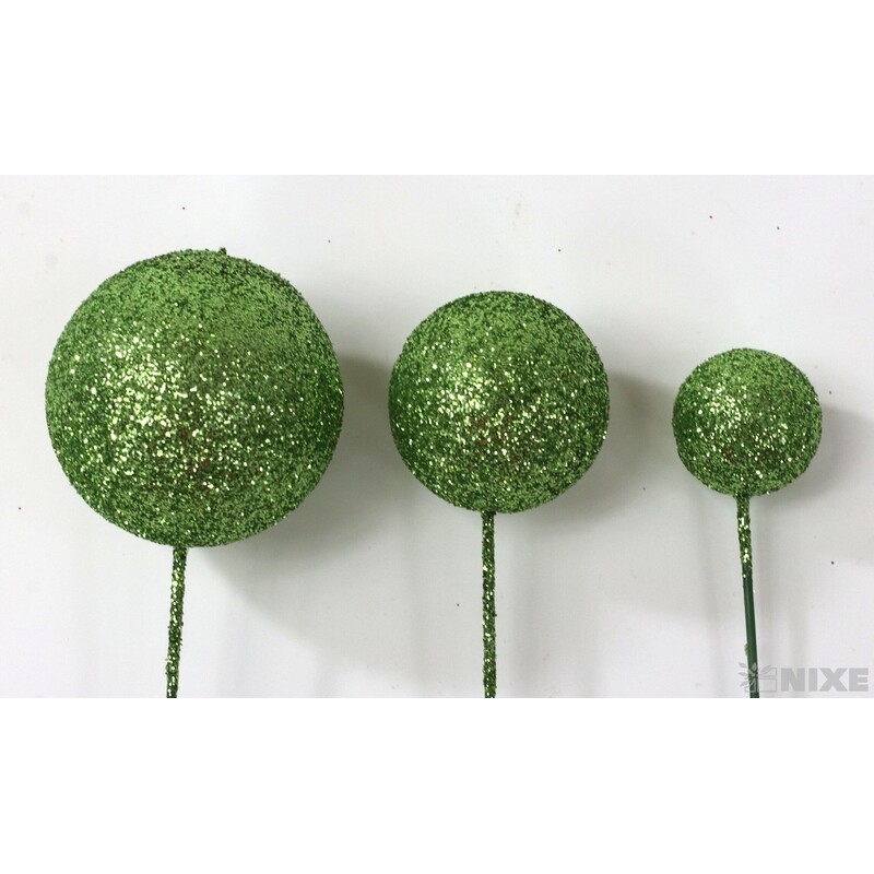 KOULE NA DR. 2-3x18cm 100ks*ZELENÁ