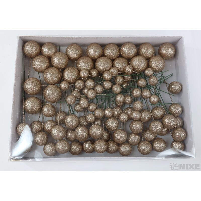 KOULE NA DR. 2-3x18cm 100ks*MĚDENÁ