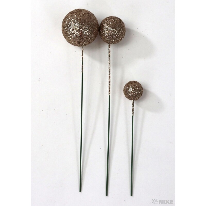 KOULE NA DR. 2-3x18cm 100ks*MĚDENÁ