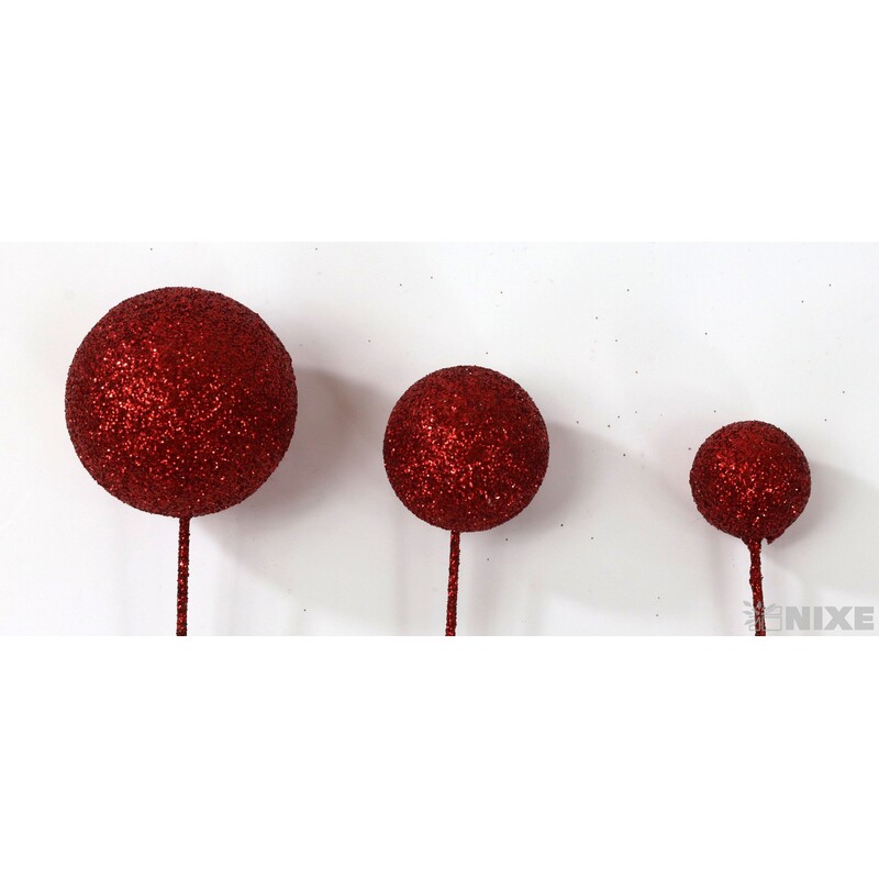 KOULE NA DR. 2-3x18cm 100ks*ČERVENÁ