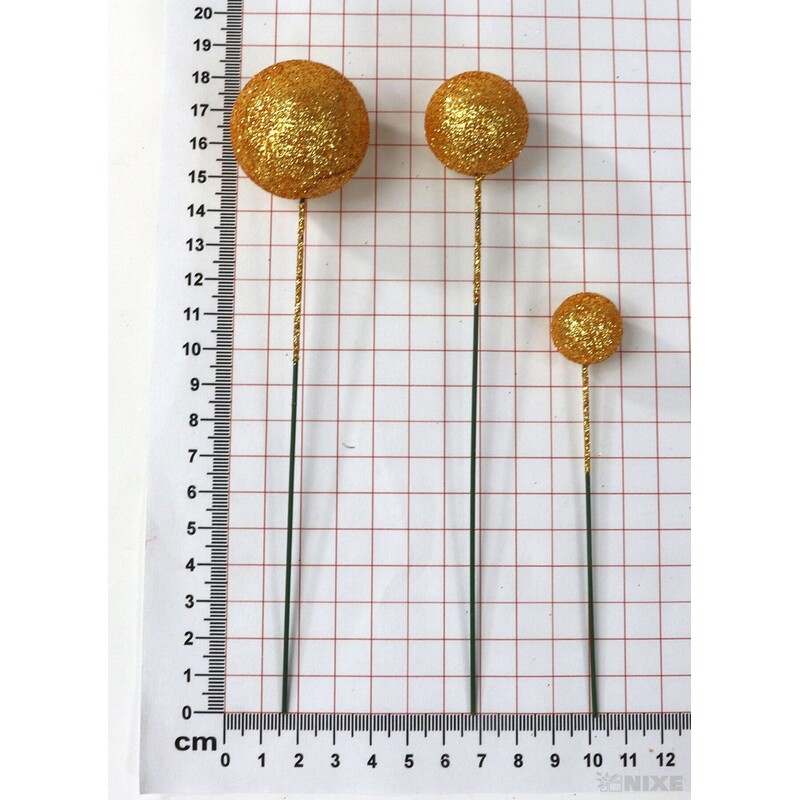 KOULE NA DR. 2-3x18cm 100ks*ŠAFRÁNOVÁ